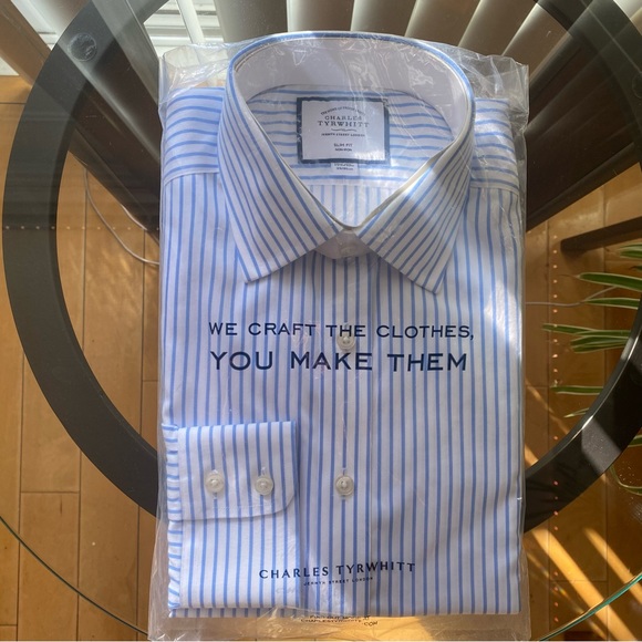 Charles Tyrwhitt Shirts Nwt Charles Tyrwhitt Striped Button Down